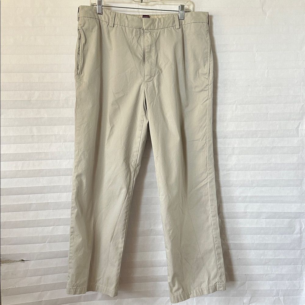 Merona Beige Straight‑Leg Chino Pants Men’s 36x30